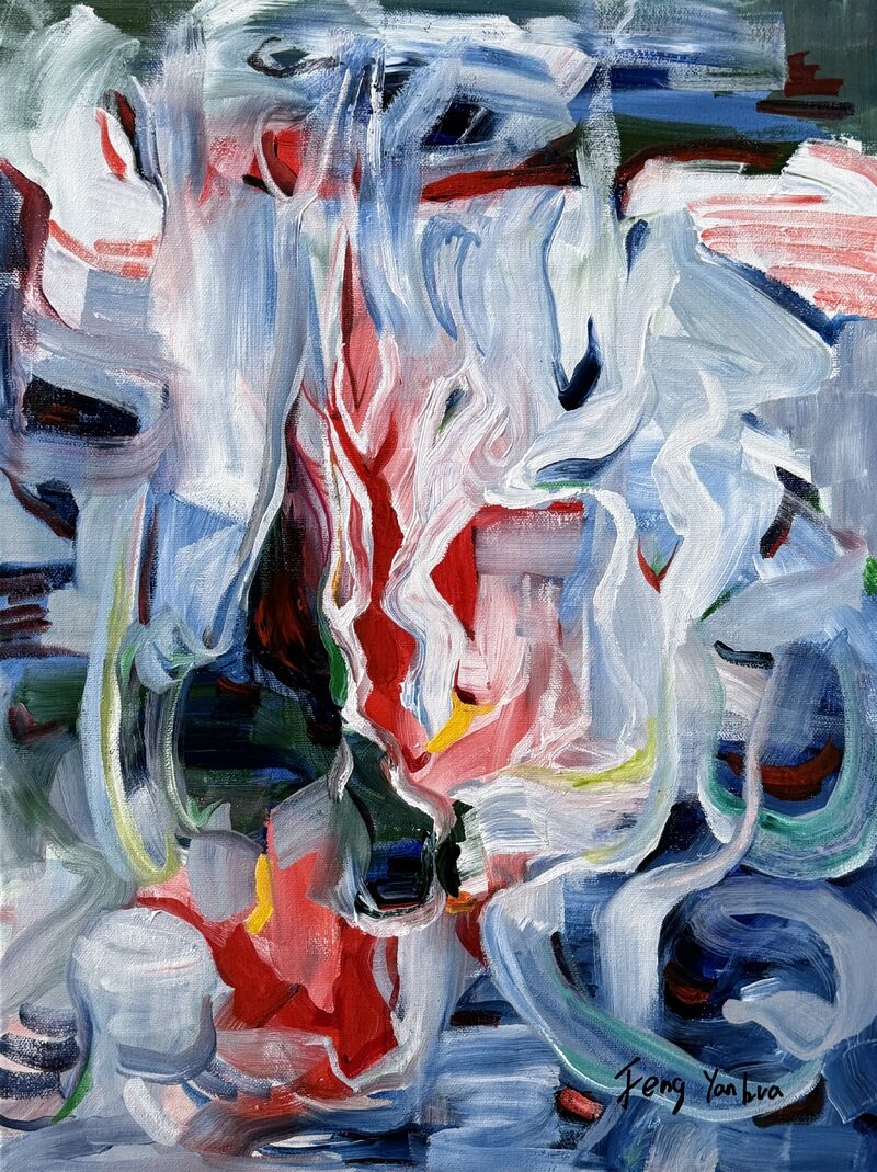 Winter Veins - a Paint by Yanhua Feng